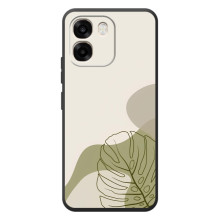 Силконовий чохол з принтом в квітах на OPPO A6