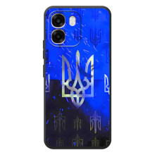 Чохол з українським гербом на OPPO A6 – Герби на синьому