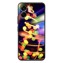 Новогодние Чехлы для 

ОППО А6
 (VPrint) (Елка с гирлянд)