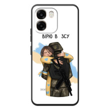 Патриотический Чехол для OPPO A6 (Верим в ЗСУ)