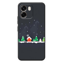 Силиконовый бампер на рождество для OPPO A6 – Город зимний