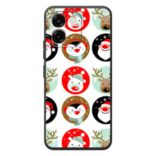 Силиконовый бампер на рождество для OPPO A6 – Рождественский принт