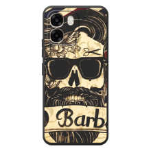 Силиконовый бампер (Работники) на OPPO A6 – Барбер шоп