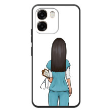 Силиконовый бампер (Работники) на OPPO A6 – Доктор