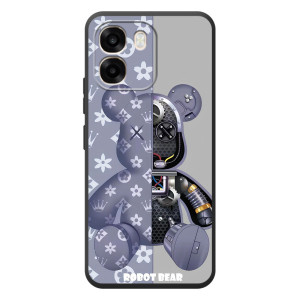 Силіконовий чохол для OPPO A6 – Ведмідь Louis Vuitton