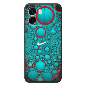 Силиконовый Чехол на OPPO A6 с картинкой Nike (Найк зеленый)