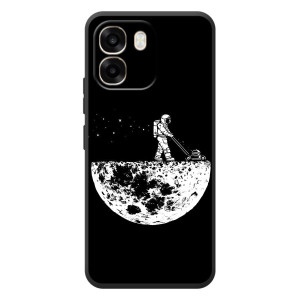 Силиконовый Чехол с принтом "Космонавты" на OPPO A6 – Космонавт
