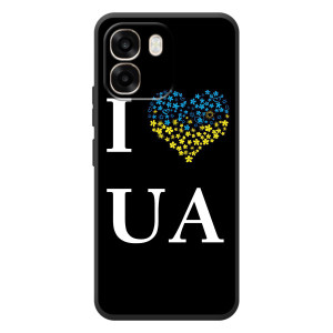 Силіконовий Чохол  на OPPO A6 (Я-Україна) – I Love UA