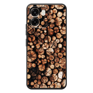 Текстурный Чехол для OPPO A6 – Дрова