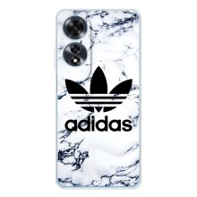 Чехлы Адидас для OPPO A60 5G (AlphaPrint) (Адидас на мраморе)