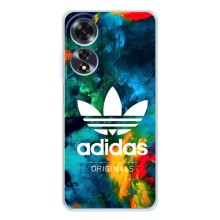 Чехлы Адидас для OPPO A60 5G (AlphaPrint) (Яркий Адидас)