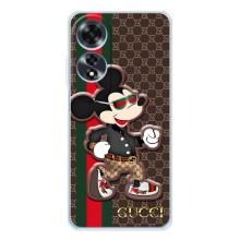 Чехлы Бренд GUCCI для OPPO A60 5G – Маус Гуччи