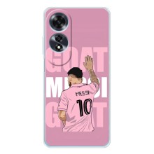 Чехлы Лео Месси в Майами на OPPO A60 5G – GOAT MESSI