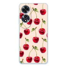 Чехлы с Фруктами для OPPO A60 5G (VPrint) (Вишня)