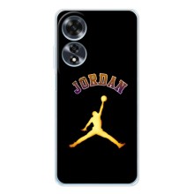 Чехлы для OPPO A60 5G - с картинкой JORDAN (AlphaPrint) (Jordan Gold)