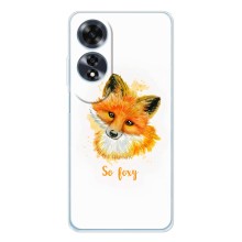 Чехлы с картинкой Лисички для OPPO A60 5G (VPrint) (Девочка Лиса)