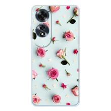 Чехлы с принтом Розочки для OPPO A60 5G – Разные цветы