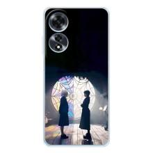 Чехлы с принтом Уэнсдей на OPPO A60 5G – Уэнсдей и Энди