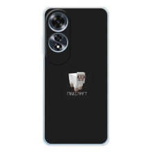 Чехол Майнкрафт на OPPO A60 5G (AlphaPrint) Minecraft (Овечка Майнкрафт)