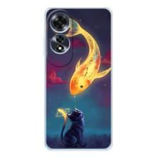 Чохол на тематику: Коти для OPPO A60 5G – Зустріч