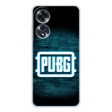 Чехол PUBG для Оппо А60 5Джи (AlphaPrint) (Лого PUBG)