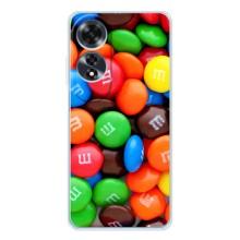 Чехол с изображением  вкусной еды для OPPO A60 5G – Разноцветные M&M'S