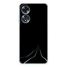 Чехол с картинками на черном фоне для OPPO A60 5G – Дорога