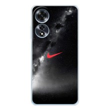 Чехол для OPPO A60 5G - с принтом Найк (AlphaPrint) (Найк красный)