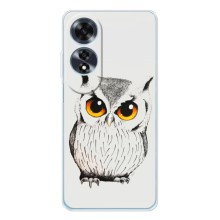 Чехол с птицами на OPPO A60 5G (VPrint) (Милая Сова)