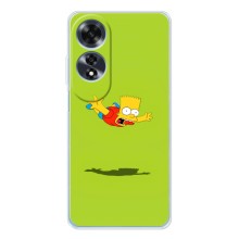 Чехол с Симпсонами для OPPO A60 5G (VPrint) (Барт Симпсон)