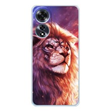 Чехол со Львом для OPPO A60 5G (VPrint) (Красочный Лев)