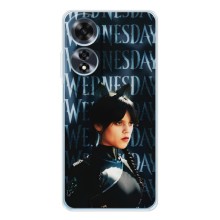 Чехлы Венсдей на OPPO A60 5G Уэнсдей (AlphaPrint) (Уэнздей кошка)