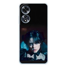 Чехлы Венсдей на OPPO A60 5G Уэнсдей (AlphaPrint) (взгляд Уэнздей)