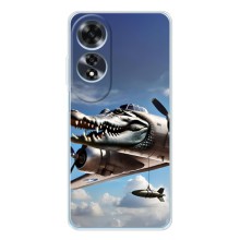 Чехол с мемом Тралалело тралала на OPPO A60 5G (Бомбардиро крокодило)