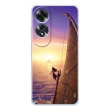 Чехол с мультфильмом Моана OPPO A60 5G – Моана в море