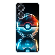 Чехол с Пикачу на OPPO A60 5G (Мяч Пикачу)