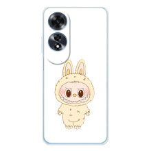 Чохол з принтом Лабубу для OPPO A60 5G – Бежевий Лабубу