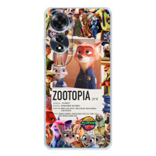 Чехол Зоотрополіс на OPPO A60 5G – Коллаж Зоо
