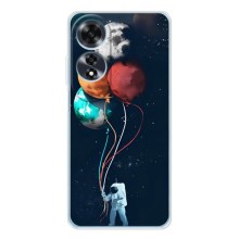 Космические Чехлы для Оппо А60 5Джи (VPrint) (Планеты шарики)