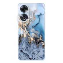 Мраморный чехол на OPPO A60 5G (VPrint) (Нежный мрамор)