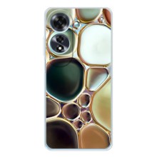 Мраморный чехол на OPPO A60 5G (VPrint) (Радужный Мрамор)