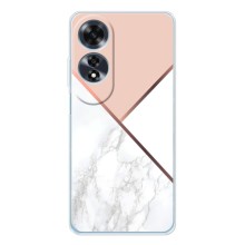 Мраморный чехол на OPPO A60 5G (VPrint) (Тройной мрамор)