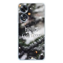 Новорічні, Святкові Чохли для OPPO A60 5G - 2024 год – Hello winter