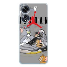 Силиконовый Чехол Nike Air Jordan на Оппо A60 5G – Air Jordan