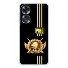 Чохол (TPU) з картинкою "Лого Пабг" на Оппо A60 5G (Логотип PUPG)
