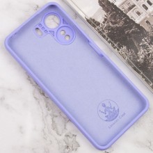 Чохол Silicone Cover Lakshmi Full Camera (AA) для Oppo A60 4G – Бузковий