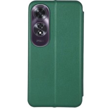 Шкіряний чохол-книжка Classy для Oppo A60 4G – Зелений