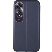Шкіряний чохол-книжка Classy для Oppo A60 4G – Темно-синій