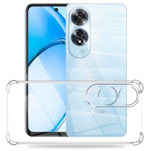 TPU чохол GETMAN Ease logo посилені кути Full Camera для Oppo A60 4G – Прозорий