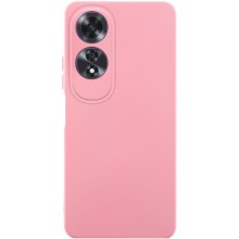 Чохол TPU GETMAN Liquid Silk Full Camera для Oppo A60 4G – Рожевий